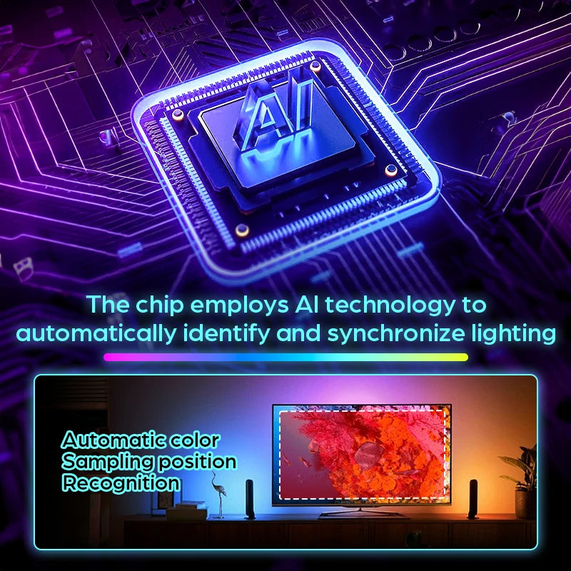 Ambient TV LED Backlight Sync to Screen For 40-85Inch