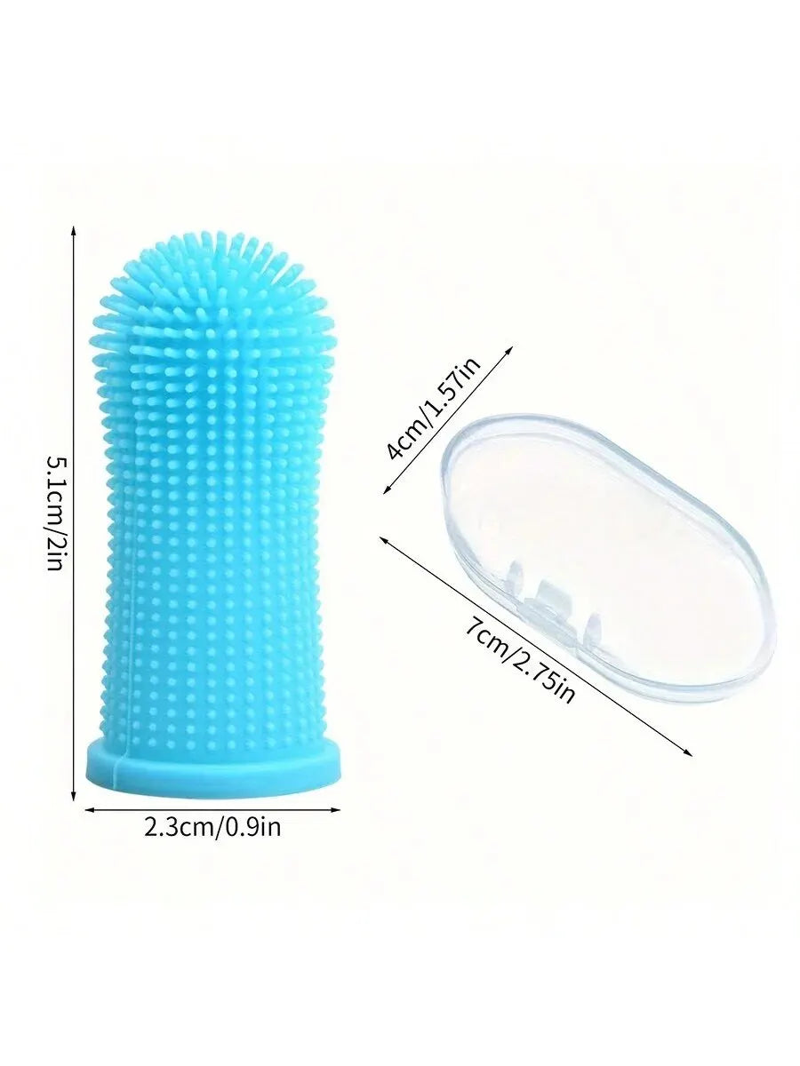 Pet Finger Toothbrush Cleaning