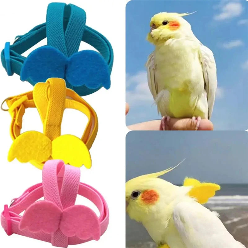 Adjustable Parrot Bird Harness