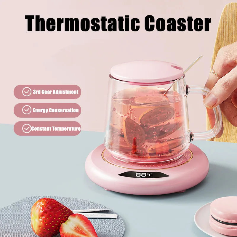 1PC Thermostatic Heating Coaster