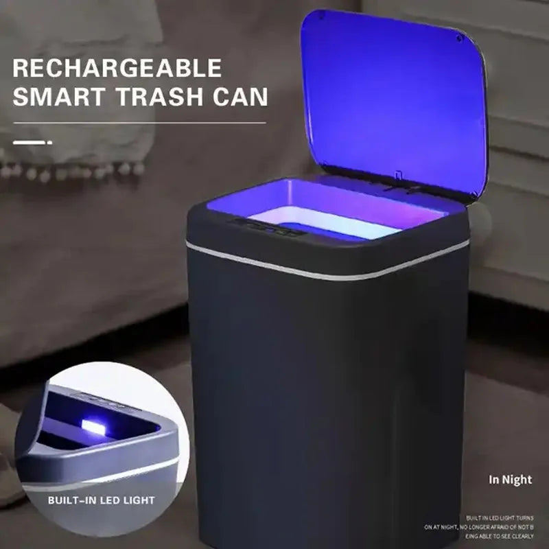 16L Automatic Sensor Trash Can Electric Touchless Smart Bin