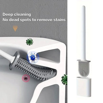 Wall Mounted Toilet Brush Silicone