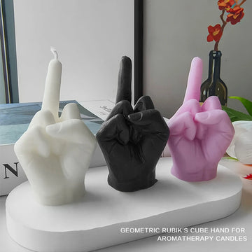 1pc Creative Candles Middle Finger Shaped