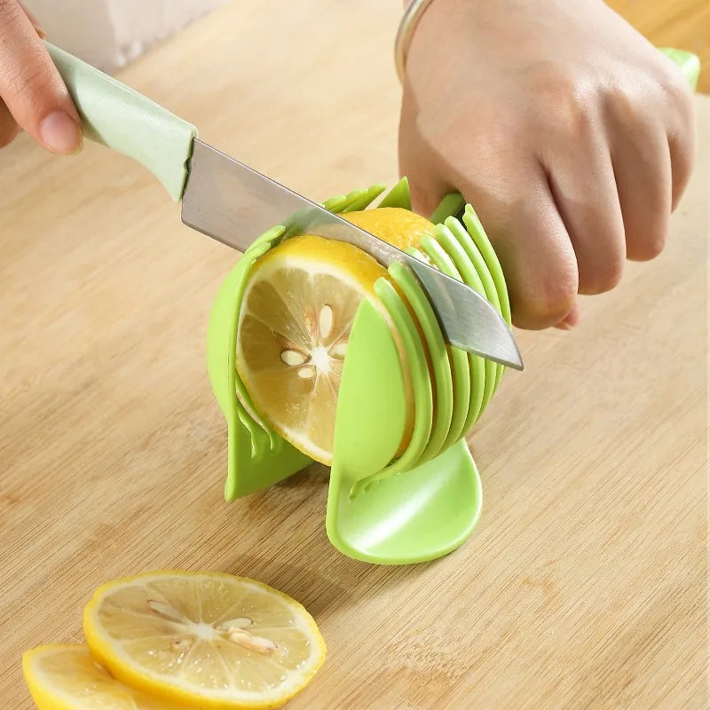 Trancheuse à orange et citron portative en acier inoxydable pour la cuisine